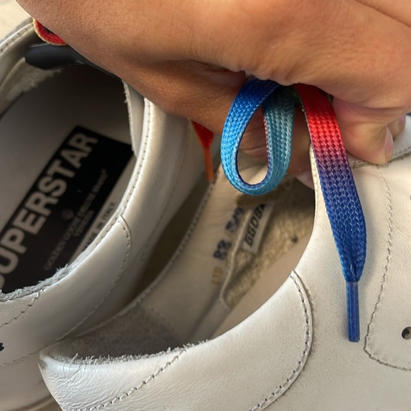Golden goose superstar rainbow gently used 38 - Picture 6 of 7